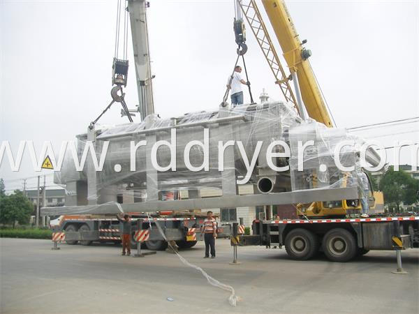 Stainless Steel Horizontal Sewage Sludge Hallow Paddle Drying Equipment 